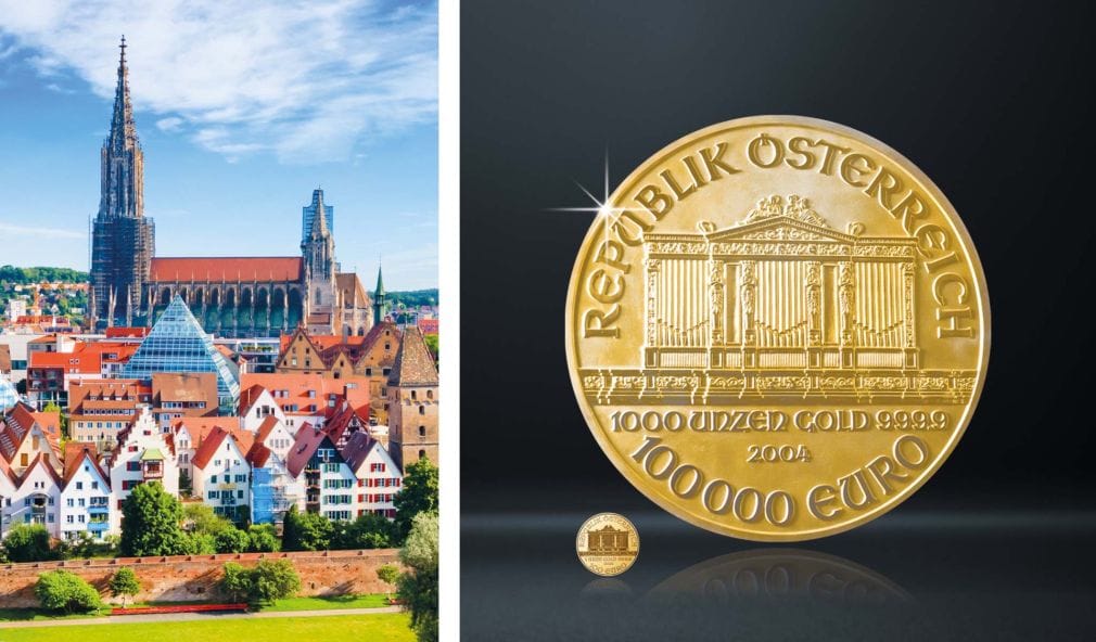 Eröffnung der pro aurum Filiale in Ulm mit Rekord-Goldmünze „Big Phil“