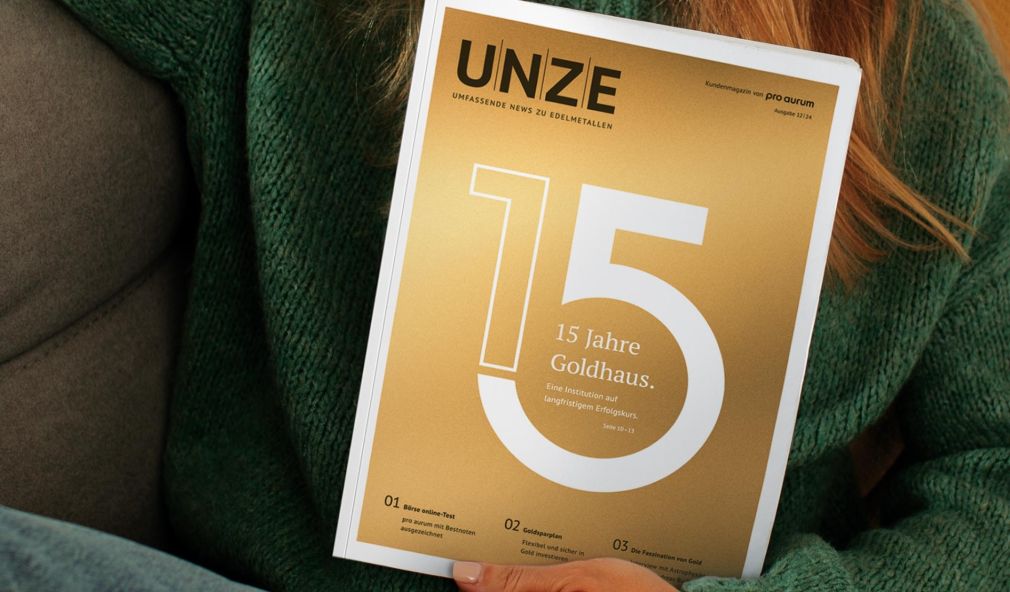 pro aurum Magazin: Goldhaus von pro aurum wird 15