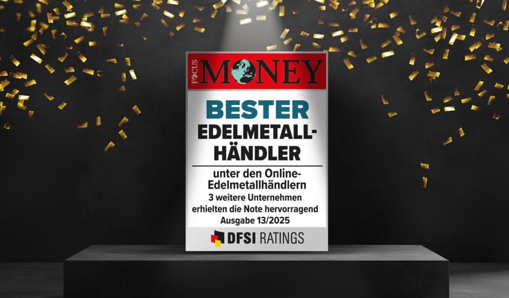Edelmetallhändlertest – pro aurum erhält Bestnote „Hervorragend“ 