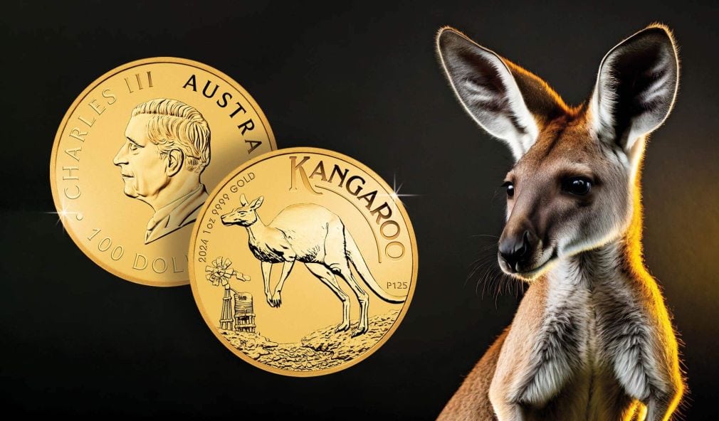 Australian Kangaroo in Gold: Neues Motiv erfreut Sammler und Anleger im Jahr 2024