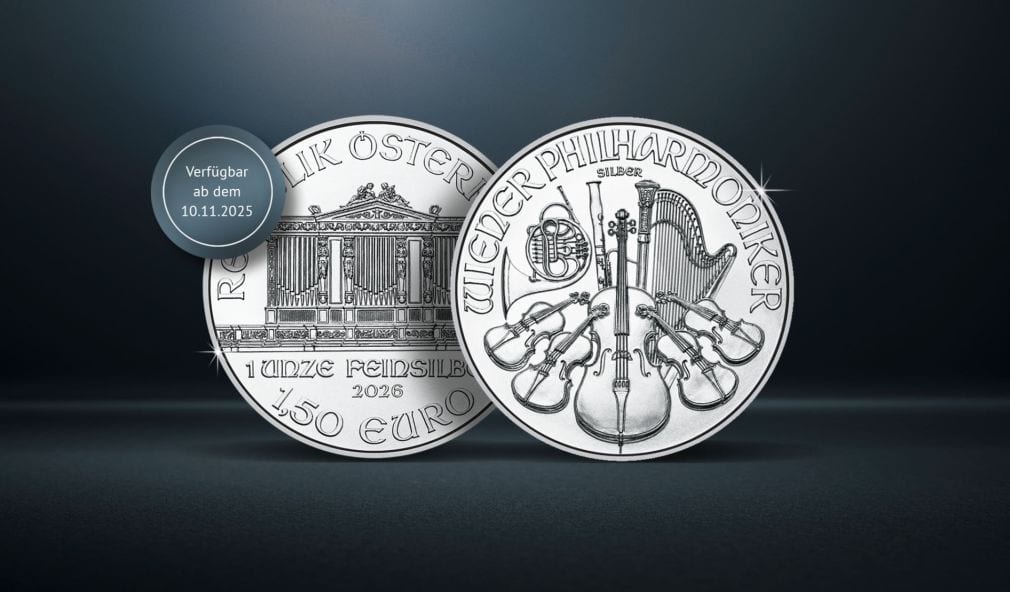 Wiener Philharmoniker in Silber - der Jahrgang 2026 ist da
