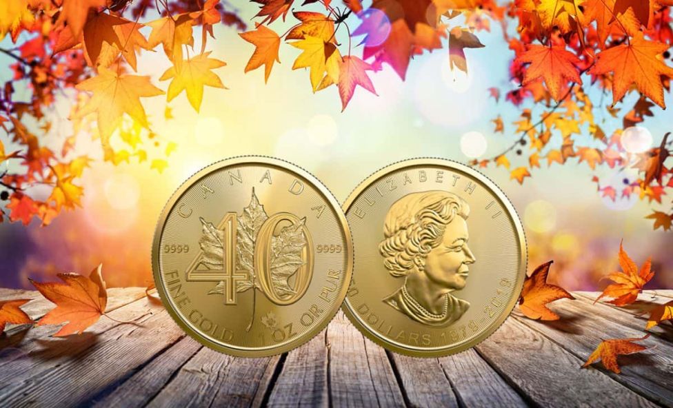 40 Jahre Maple Leaf in Gold: Seltene Sonderprägung zu einem besonderen Jubiläum