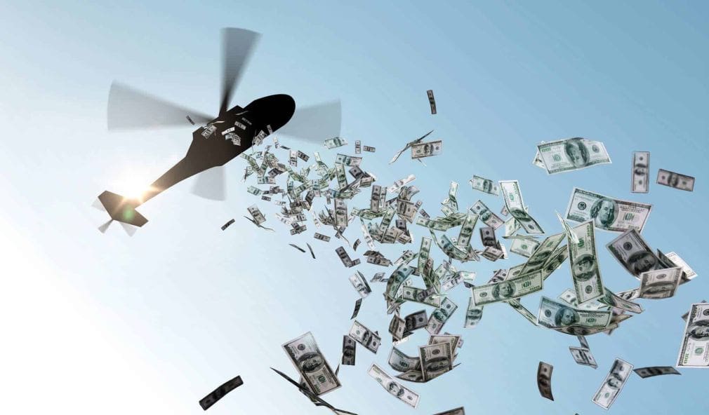 Helikopter-Geld wird kommen
