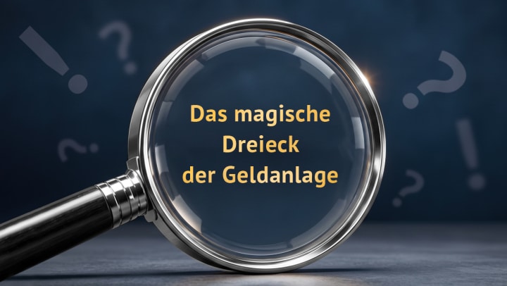 Einfach erklärt: Was ist das magische Dreieck der Geldanlage?