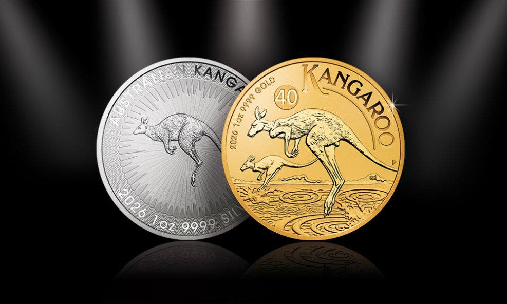 Australiens Münz-Ikone feiert 40 Jahre – das neue Gold-Känguru 2026