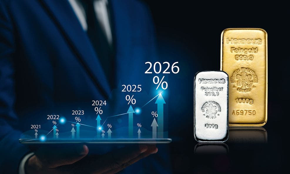 Jahresausblick bei Gold, Silber & Co. tendenziell positiv