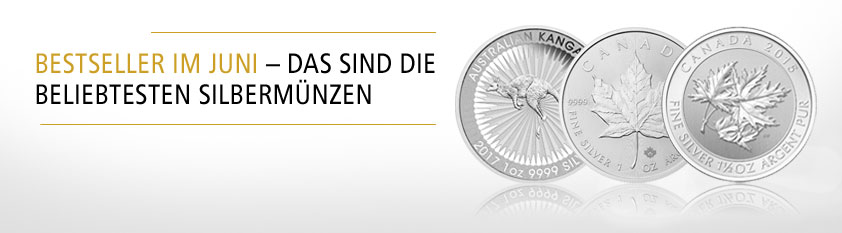 Die beliebtesten Silbermünzen