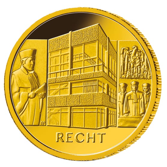 Goldmünze 100 EUR Säulen der Demokratie Recht 2021_1