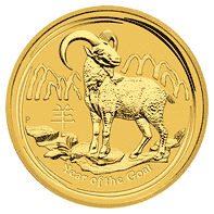 Goldmünze 1_4 Unze Australien Lunar II Ziege 2015_1