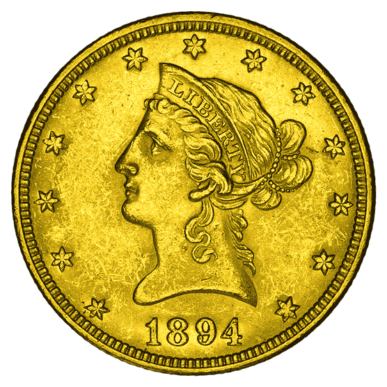 Goldmünze 10 US Dollar Liberty Kopf_1