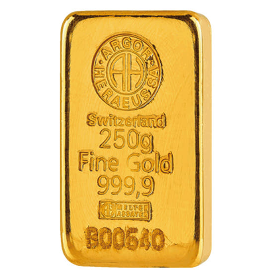 Goldbarren 250 Gramm diverse Hersteller_1