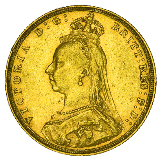 Goldmünze 1 Pfund Sovereign Victoria Krone_1
