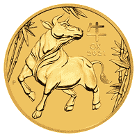 Goldmünze 10 Unzen Australien Lunar III Ochse 2021_1