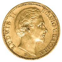 Goldmünze 20 Mark Bayern_1