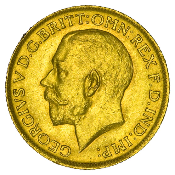 Goldmünze 1 Pfund Sovereign Georg V_1