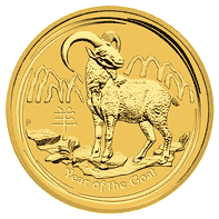 Goldmünze 1_10 Unze Australien Lunar II Ziege 2015_1