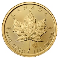 Goldmünze 1 Unze Maple Leaf diverse Jahrgänge_1