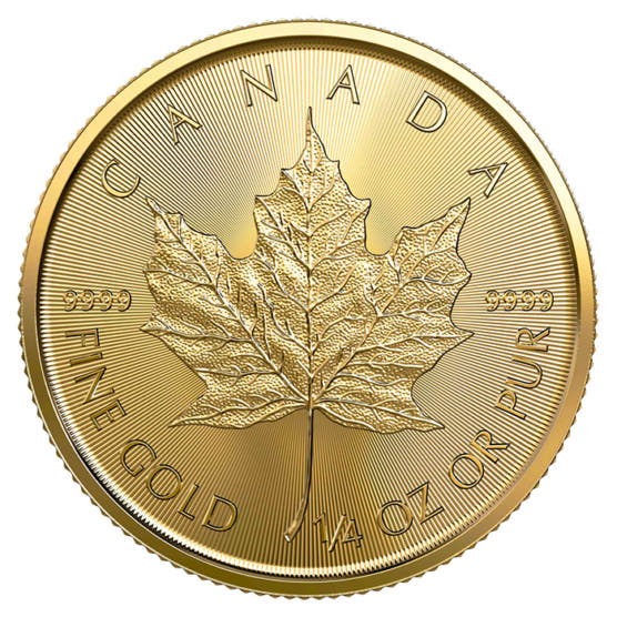 Goldmünze 1_4 Unze Maple Leaf diverse Jahrgänge_1