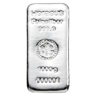 Silberbarren 1.000 Gramm Heraeus