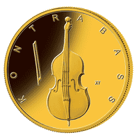 Goldmünze 50 Euro Musikinstrumente Kontrabass 2018_1
