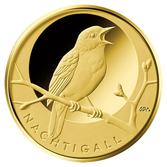 Goldmünze 20 Euro Heimische Vögel Nachtigall 2016_1