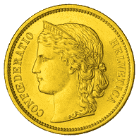 Goldmünze 20 Schweizer Franken Helvetia_1