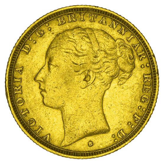 Goldmünze 1 Pfund Sovereign Victoria Jugend_1