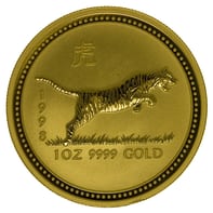 Goldmünze 1 Unze Australien Lunar I Tiger 1998_1