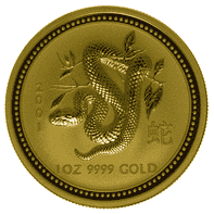 Goldmünze 1 Unze Australien Lunar I Schlange 2001_1