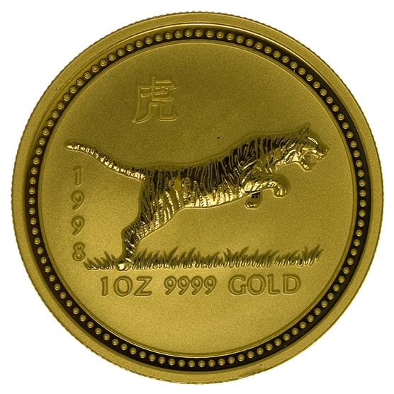 Goldmünze 1 Unze Australien Lunar I Tiger 1998_1