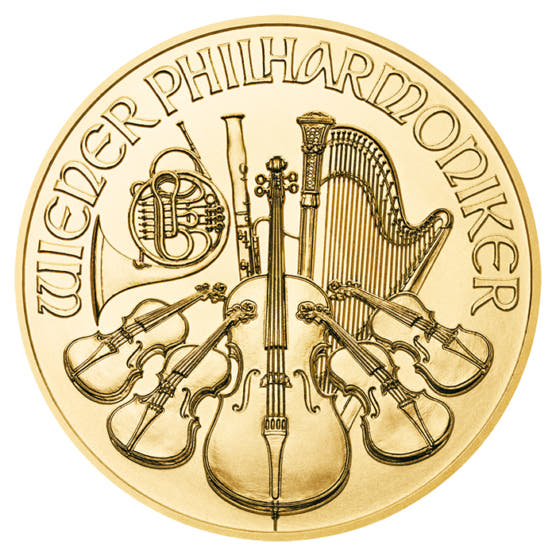 Goldmünze 1_2 Unze Philharmoniker diverse Jahrgänge Euro Prägung_2