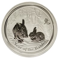 Silbermünze 1 Kilogramm Lunar Serie 2 Hase 2011 regelbesteuert_1