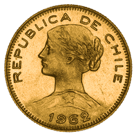 Goldmünze 100 Pesos Chile_1