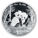 Silbermünze 30 Gramm China Panda 2026