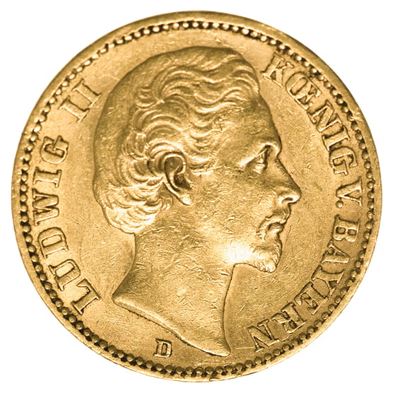 Goldmünze 20 Mark Bayern_1