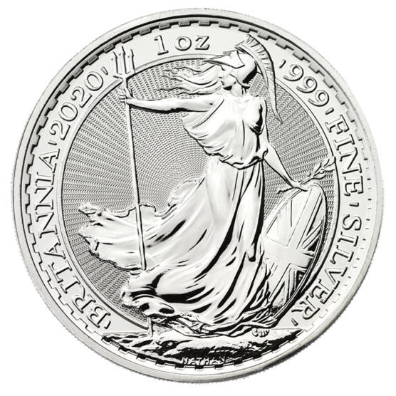 Silbermünze 1 Unze Britannia 999,9_1000 regelbesteuert diverse Jahrgänge_1_alt