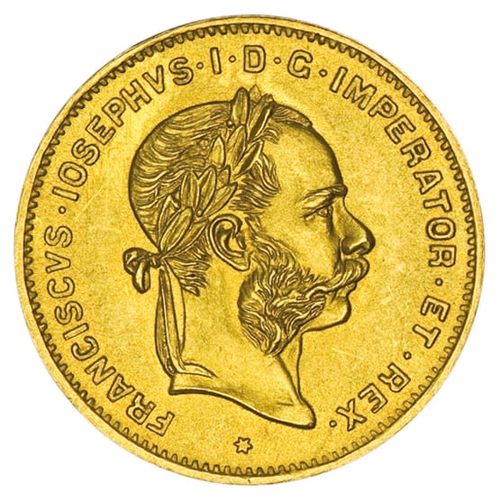 Goldmünze 4 Florin Gulden Österreich_1