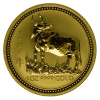 Goldmünze 1 Unze Australien Lunar I Ochse 1997_1