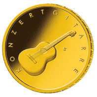 Goldmünze 50 Euro Musikinstrumente Konzertgitarre 2022_1