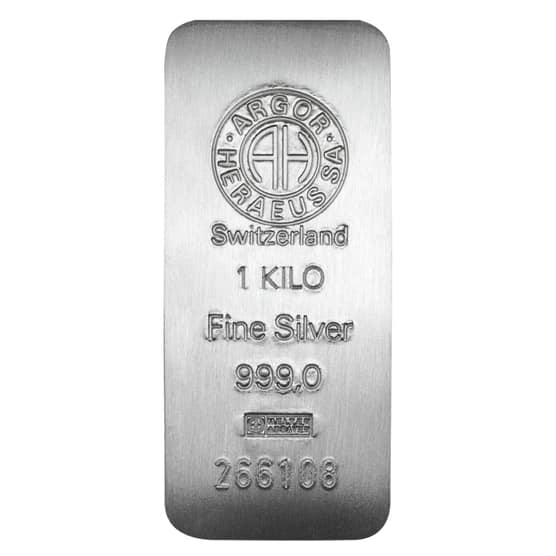 Silberbarren 1000 Gramm diverse Hersteller