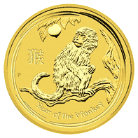 Goldmünze 1_4 Unze Australien Lunar II Affe 2016_1