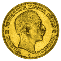 Goldmünze 10 Mark Preußen Wilhelm II_1
