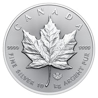 Silbermünze 10 Kilogramm Maple Leaf