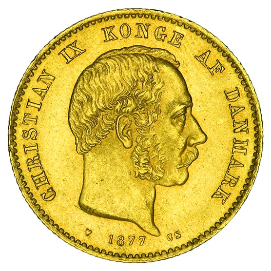 Goldmünze 20 Kronen Dänemark Christian IX_1