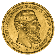 Goldmünze 20 Mark Preußen Friedrich III_1