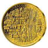 Goldmünze 100 Euro Unesco Weltkulturerbe Altstadt Regensburg 2016